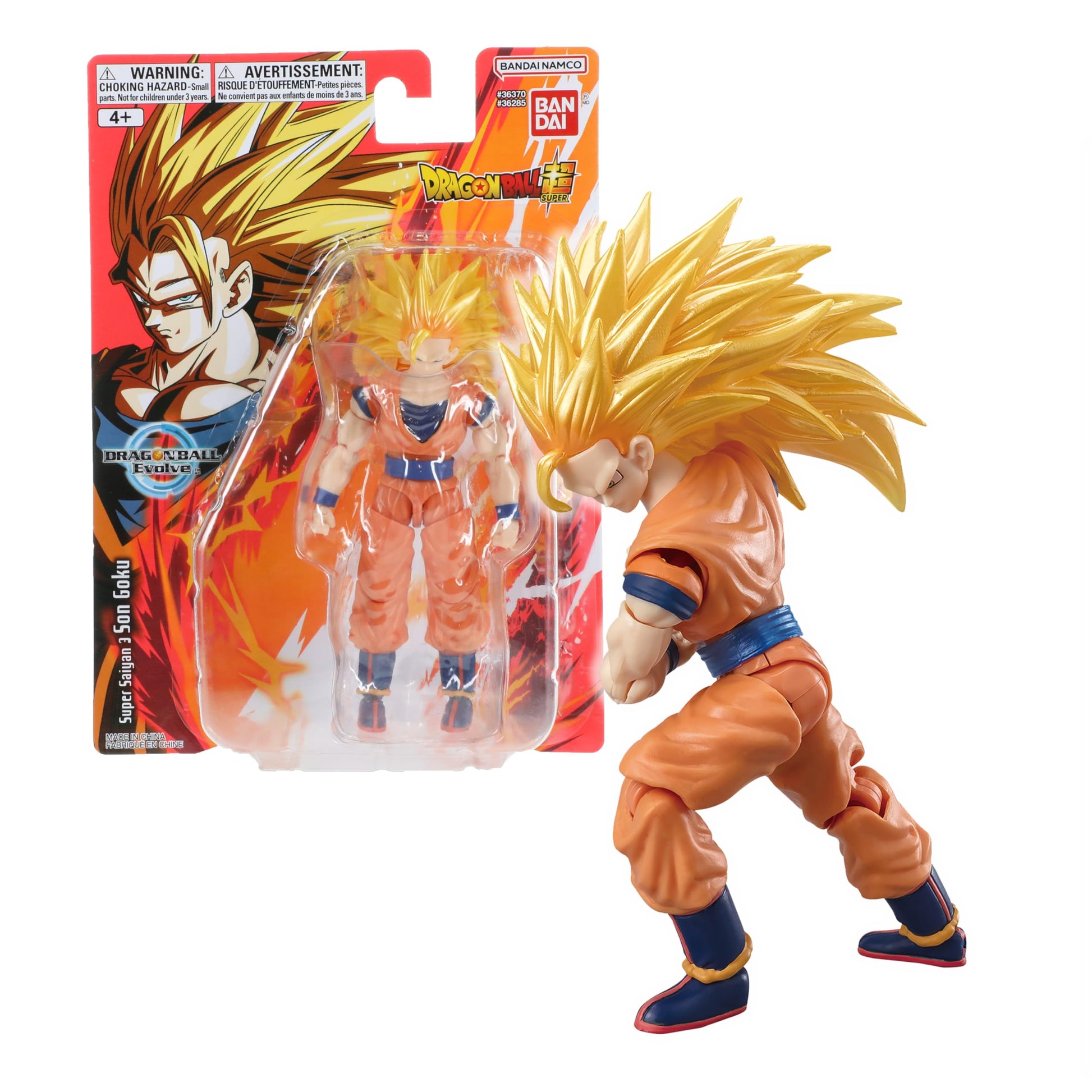 Dragon Ball Super Evolve - 5" Super Saiyan 3 Son Goku Action Figure