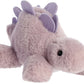 Aurora® Adorable Mini Flopsie™ Stegosaurus Stuffed Animal - Playful Ease - Timeless Companions - Purple 8 Inches