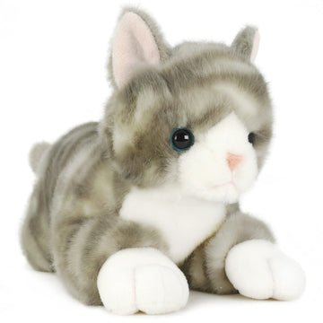 TigerHart Gavin The Grey Tabby Cat - 13 Inch Stuffed Animal Plush