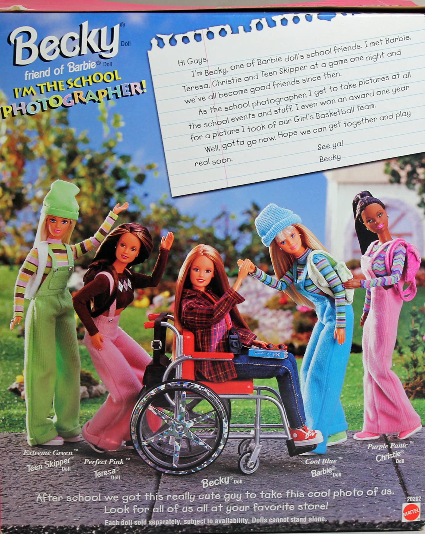 Barbie Becky I'm the School Photographer