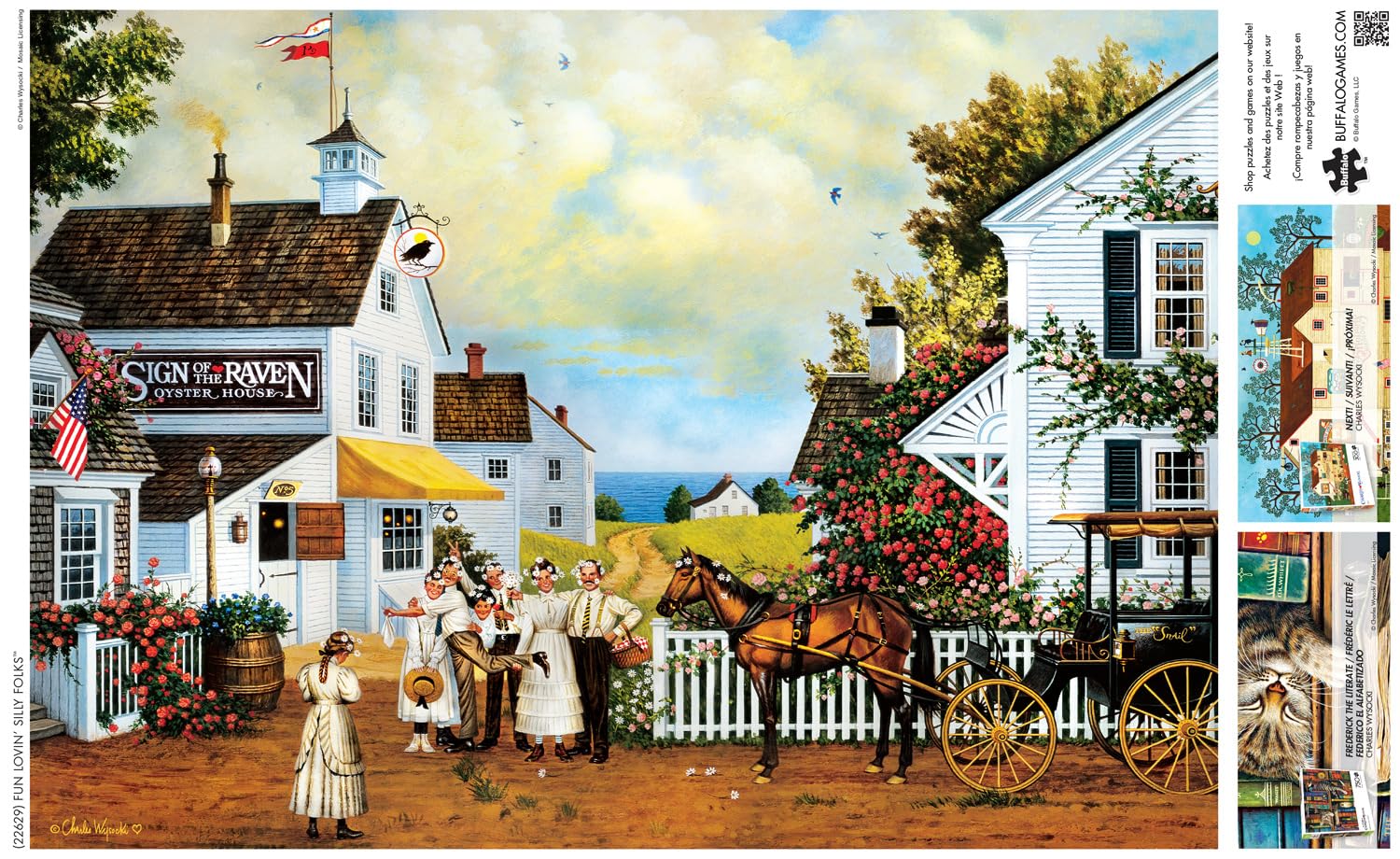 Buffalo Games - Charles Wysocki - Fun Lovin' Silly Folks - 300 Piece Puzzle