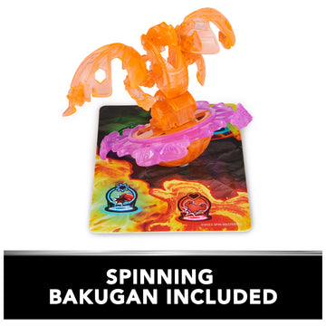 Bakugan Brawl Zone Compact Playset with Special Attack Dragonoid, Customizable Action Figure, Trading Cards, Kids Toys for Boys and Girls 6 and up