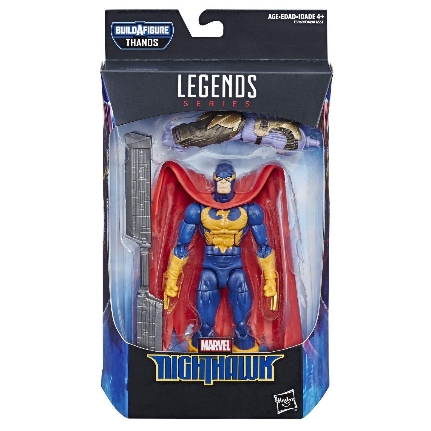 Hasbro Marvel Legends Series 6" Marvel’s Nighthawk Marvel Comics Collectible Fan Figure