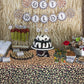 Hegbolke 5Pcs Leopard Table Covers - 54 x 108 Cheetah Print Tablecloth for Jungle Safari Animal Baby Shower Birthday Party Decorations Supplies