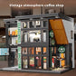 CSNRHG Coffee Shop Building Blocks Toys City Street View Architecture Model Set Birthday Age 6+ Children Teens Adult 581 Pieces