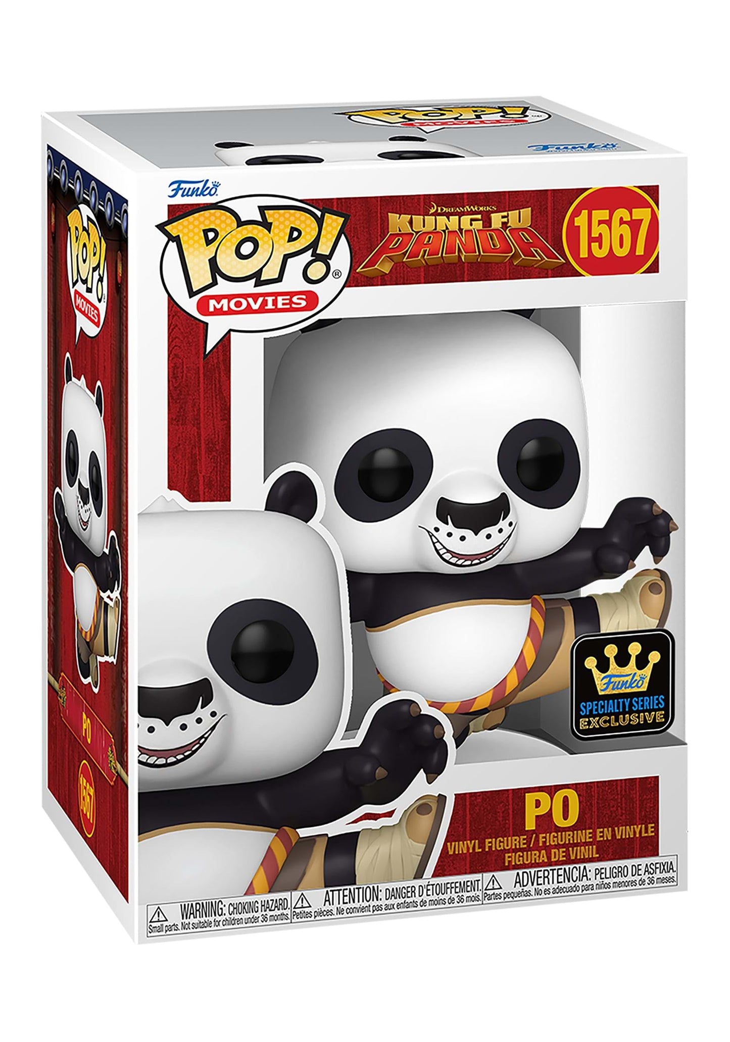 FUNKO POP! Movies: King Fu Panda - Po, DreamWorks 30th Anniversary (JD) (Styles May Vary)