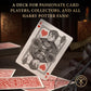 theory11 Harry Potter Playing Cards Red Gryffindor - Wizarding World Poker Deck with Gold Foil, Custom Artwork, Magic, Cardistry, Game Night Gift