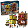 LEGO Harry Potter Quality Quidditch Supplies & Ice Cream Parlour - Kids Toy - Diagon Alley Building Set for Boys and Girls 8+ - Harry Potter
