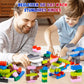 500 Piece Brown 2x4 Bricks Bulk, Classic Building Block Flat, Compatible with Lego Parts and Pieces, MOC Building Bricks DIY Play Set for Kids Age 6+