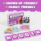Noggin Party Game - Hilarious Fast-Thinking Word Game, Challenging and Addictive Strategy Card Game for Kids & Adults, Ages 10+, 3+ Players, 10 Minute