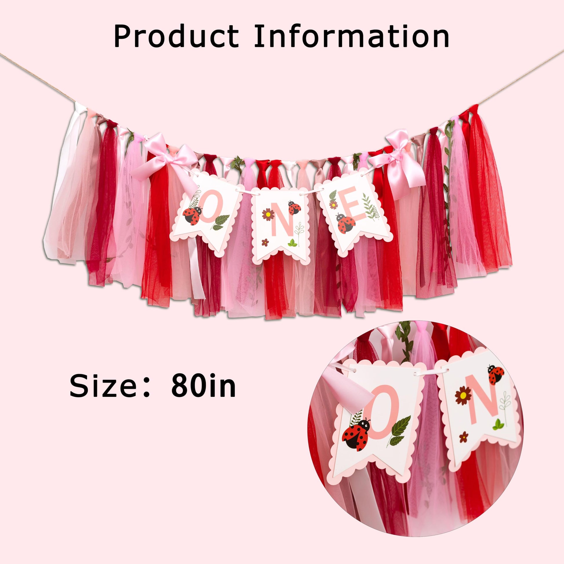 Eurteka Ladybug High Chair Banner