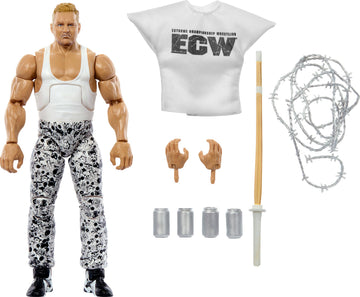 Mattel WWE Elite Action Figure & Accessories, 6-inch Collectible The Sandman with 25 Articulation Points, Life-Like Look & Swappable Hands