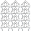 XiangGuanQianYing 12 Pieces Dress up Crowns Princess Crowns and Tiaras Dress up Costume Party Favor Accessories Silver Tiaras for Little Girls