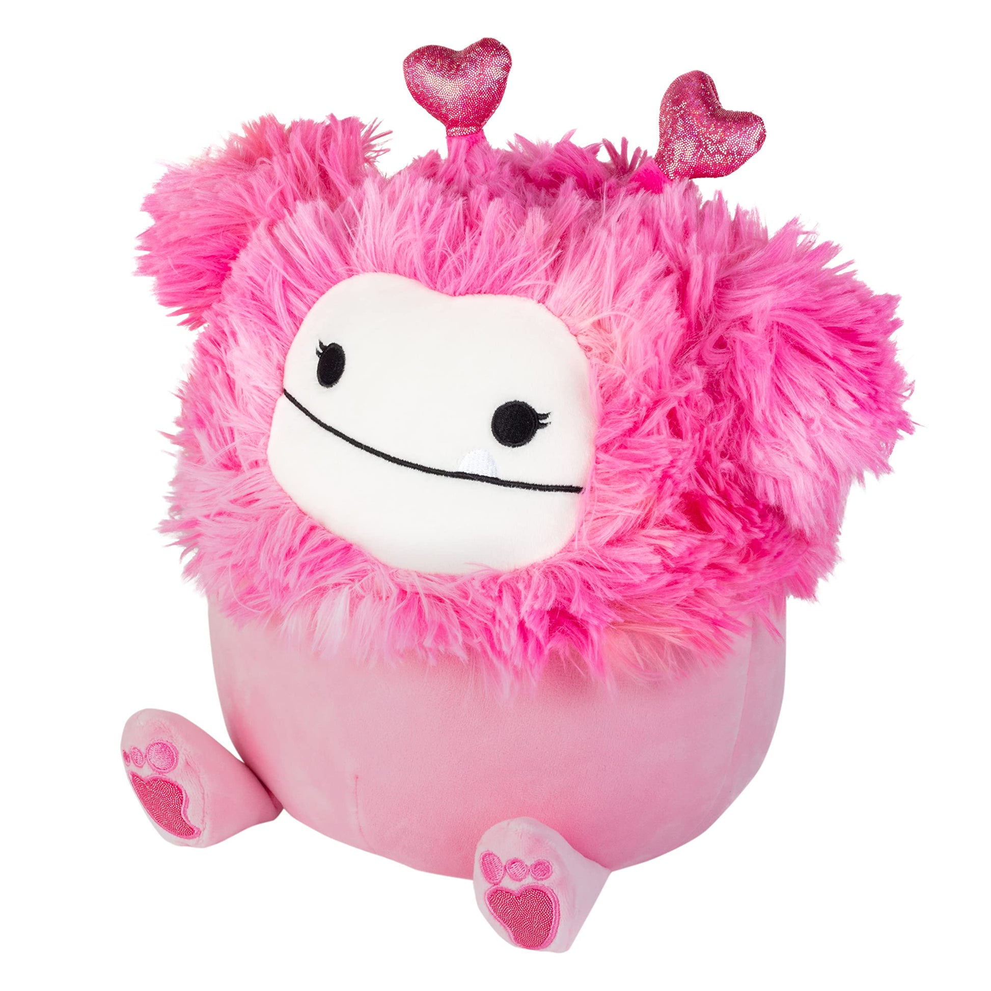 Squishmallows Original 10-Inch Caparinne Pink Bigfoot Plush Official Jazwares - Ultra Soft Collectible Stuffed Animal Toy - Cute Fuzzy Monster Plushie