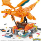 MEGA Pokémon Building Toys Set Motion Charizard with 1664 Pieces and Wing Movement, for Adult Collectors