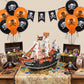 Rhode Island Novelty 10 Inch Pirate Boat, One Per Order