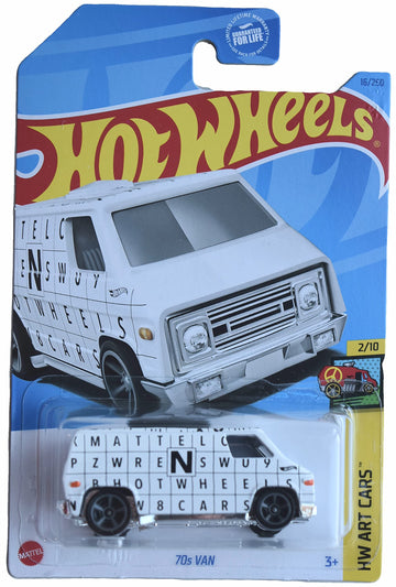 Hot Wheels 70s Van, HW Art Cars 2/10