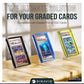 Dinavio Crafthouse PSA Graded Card Display Acrylic Case for Standard PSA and CGC Slabs - Slab Case - PSA Card Case - Graded Card Display Case