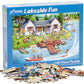 Vermont Christmas Company Lakeside Fun Jigsaw Puzzles for Kids - 100 Piece Interlocking Puzzle for Kids and Seniors - Large, Thick, Durable Puzzles