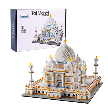 Kadablk Architechture Series for Adults and Teens,Taj Mahal Building Set,Model Contruction Kit 3950 PCS,Micro Block Set,New Seven Wonders,Landmark