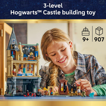 LEGO Harry Potter Hogwarts Castle: Hospital Wing Building Toy for Girls & Boys - Pretend Play Set for Kids, Ages 9+ - W/7 Minifigures & Wolf Patronus