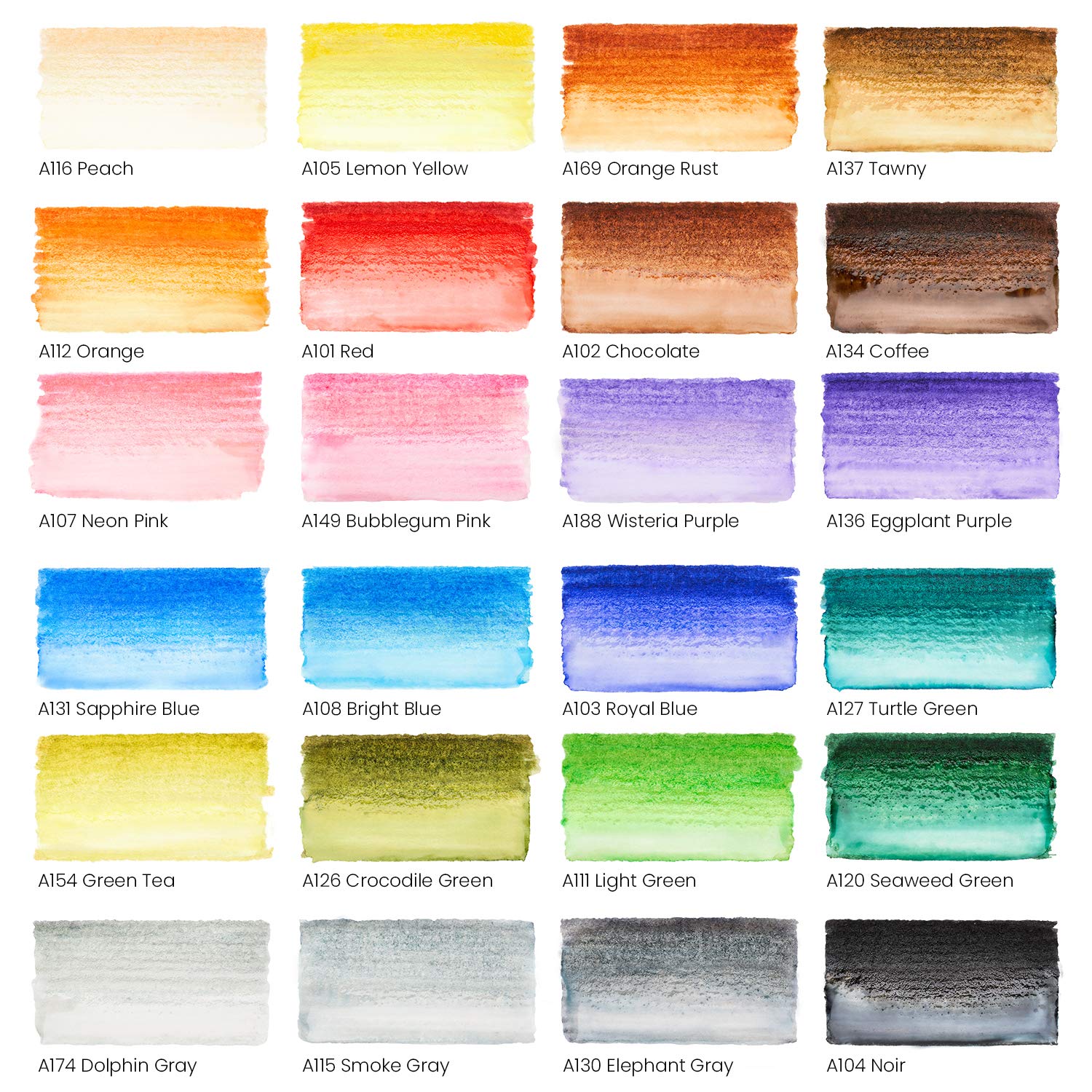 Arteza Watercolor Painting Art Set, Real Brush Pens 24 and Foldable Canvas Paper Bundle, DIY Kit Art Supplies for Artists & Hobby Painters