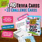 Lyrically Correct 90s & 2000s Pop Music Trivia Card Game for Adults & Families - Finish The Lyrics Party Game for Game Night, Girls Night