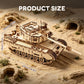 3D Wooden Puzzle Challenger 2 Main Battle Tank DIY Military Model Decor Gift for Teens Adults Age 14+