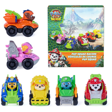 PAW Patrol The Dino Movie Pup Squad Racers Toy Car 6-Pack