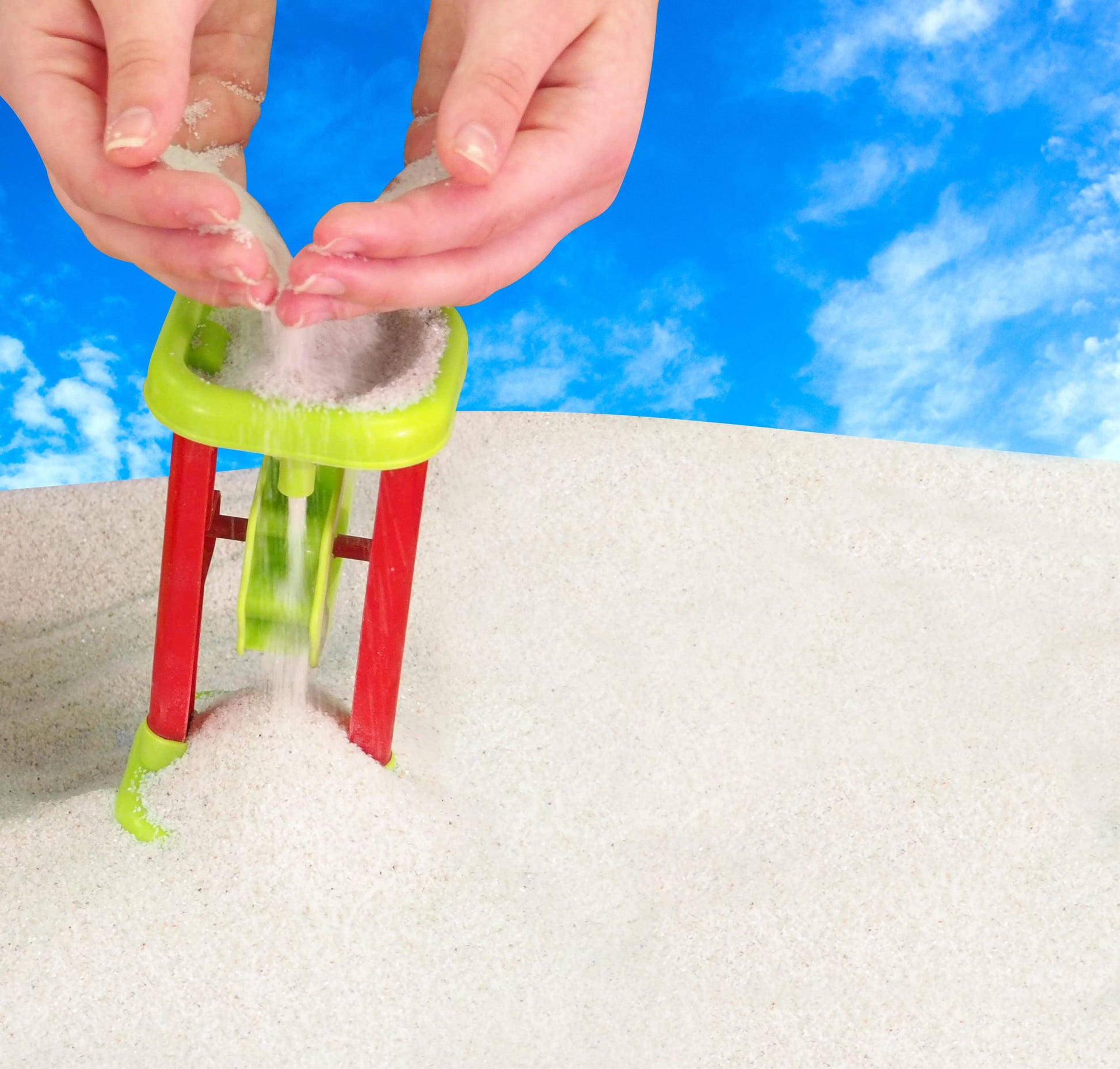 Sandtastik Therapy Play Sand - White, 25 lb (11.3 kg) Box - Fill Sensory Tables, Sand Trays & Water Tables! Formulated for Therapy Professionals