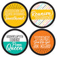 Big Dot of Happiness Still Got Class - High School Reunion Party Funny Name Tags - Party Badges Sticker Set of 12