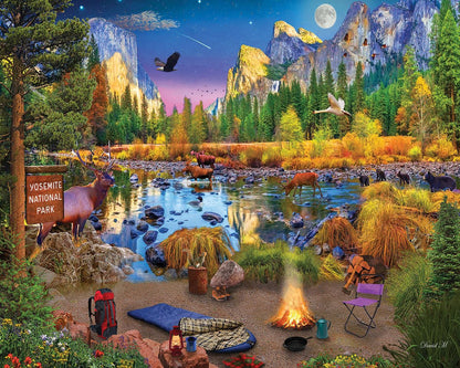 White Mountain 1000 Piece Jigsaw Puzzle National Park, Yosemite
