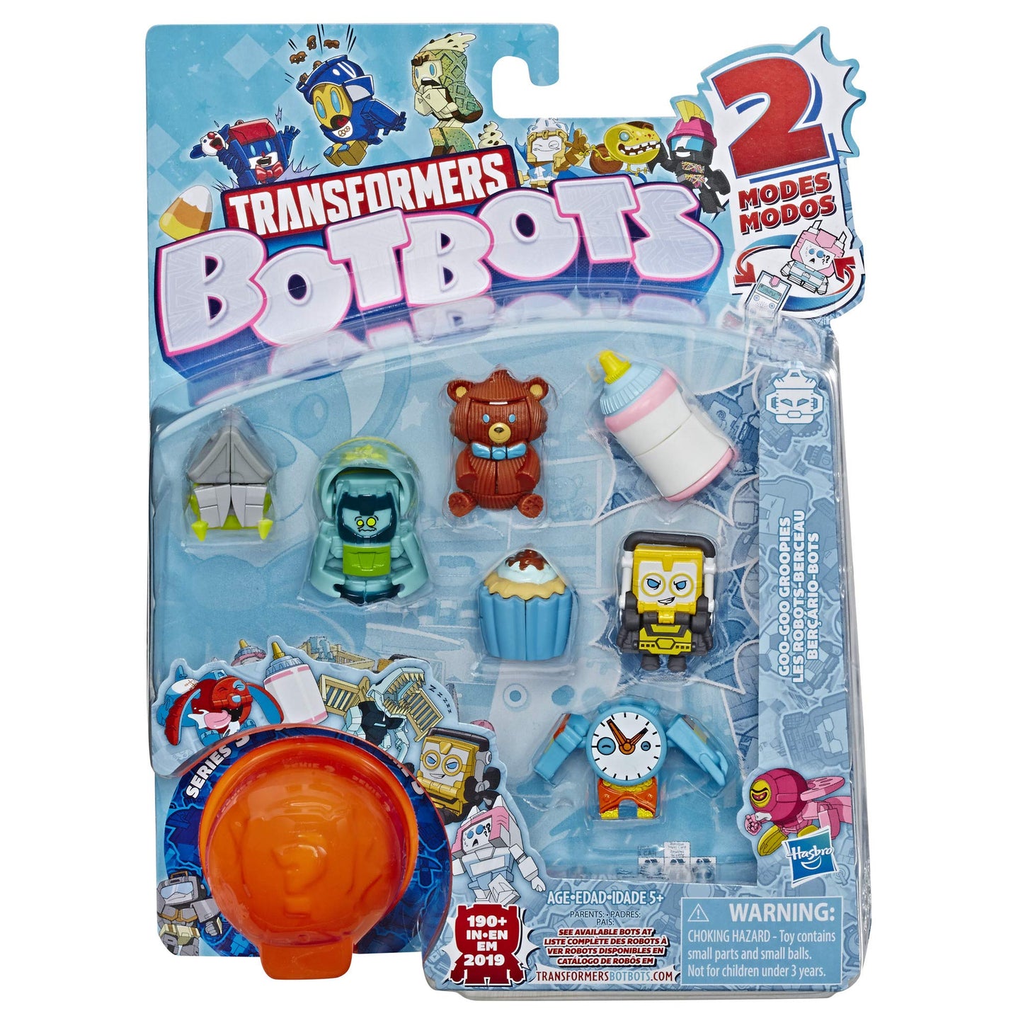 Transformers Toys Botbots Series 3 Goo-Goo Groopies 8 Pack - Mystery 2-in-1 Collectible Figures! Kids Ages 5 & Up (Styles & Colors May Vary) by Hasbro
