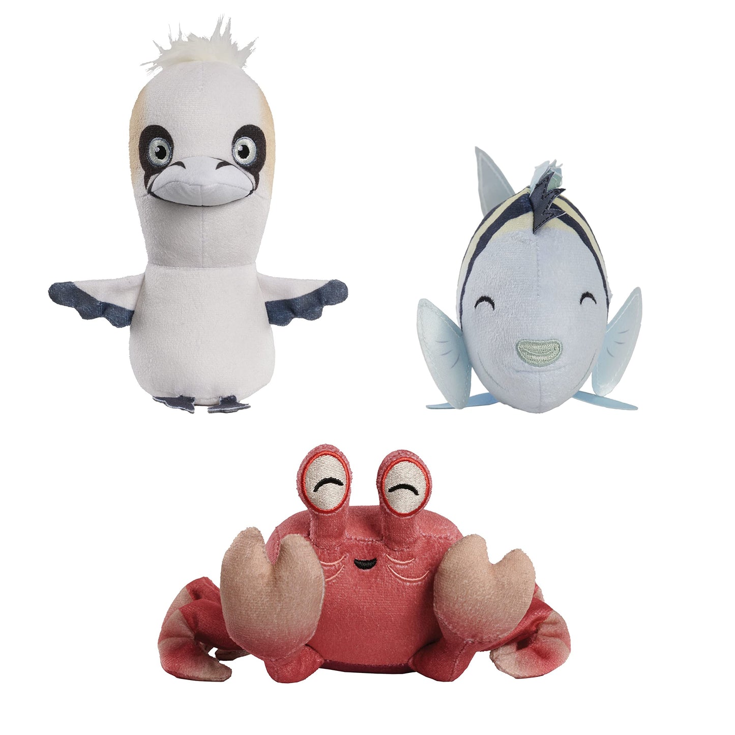 Disney The Little Mermaid Sebastian Small Plush Stuffed Animal, Crab, Kids Toys for Ages 3 Up by Just Play