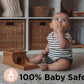 Montessori Object Permanence Box - Wooden Ball Drop Toy for Babies - Develops Spatial Awareness & Cognitive Skills - Engaging and Educational Roll