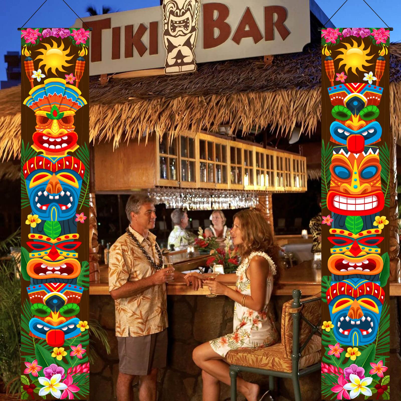 Hawaiian Luau Party Decorations, Tiki Party Decorations