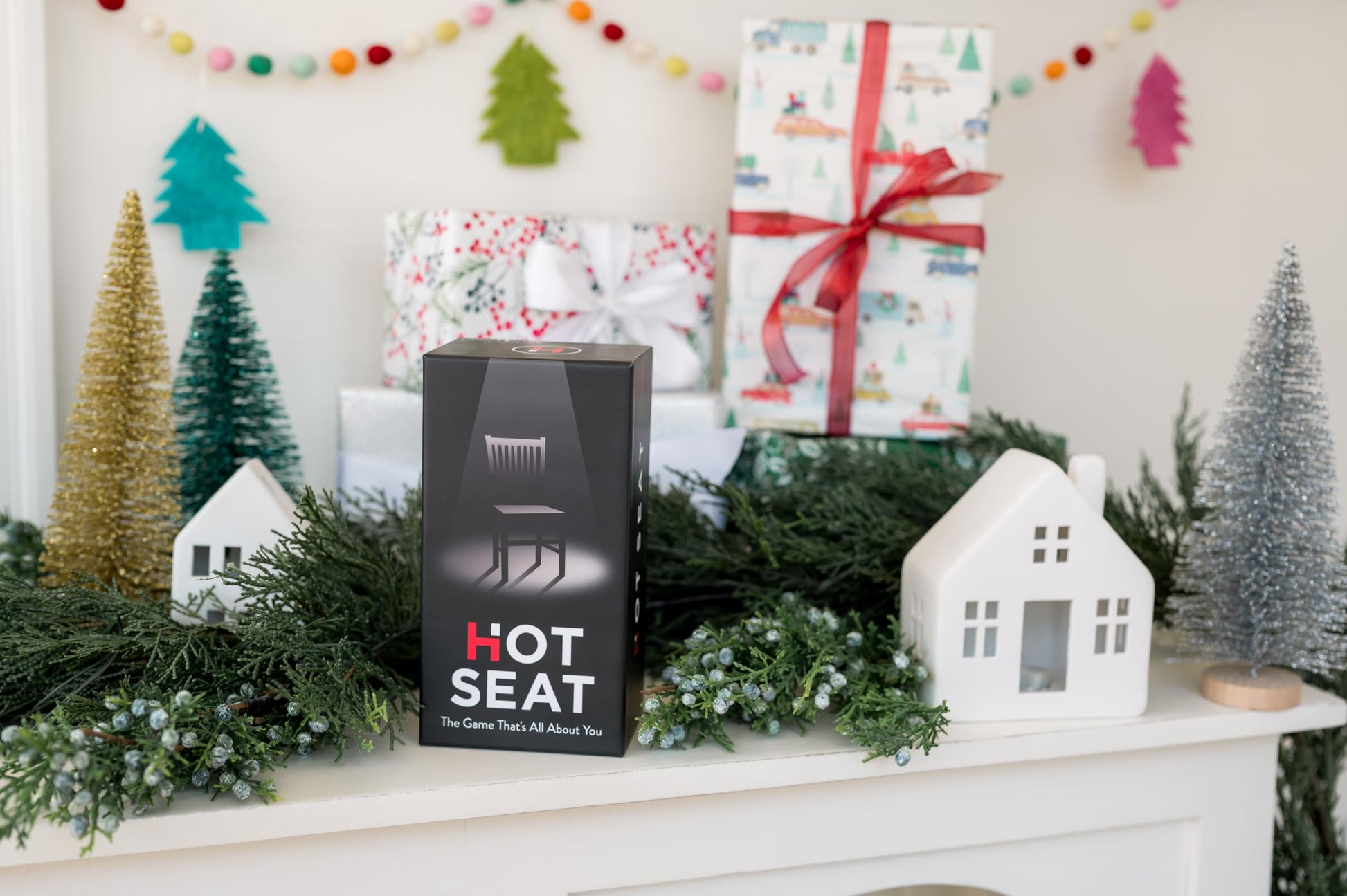 HOT SEAT Party Game + Expansion Set - The Family Card Game That's All About You - for Kids, Teens, Adults - Perfect Christmas White Elephant Gifts