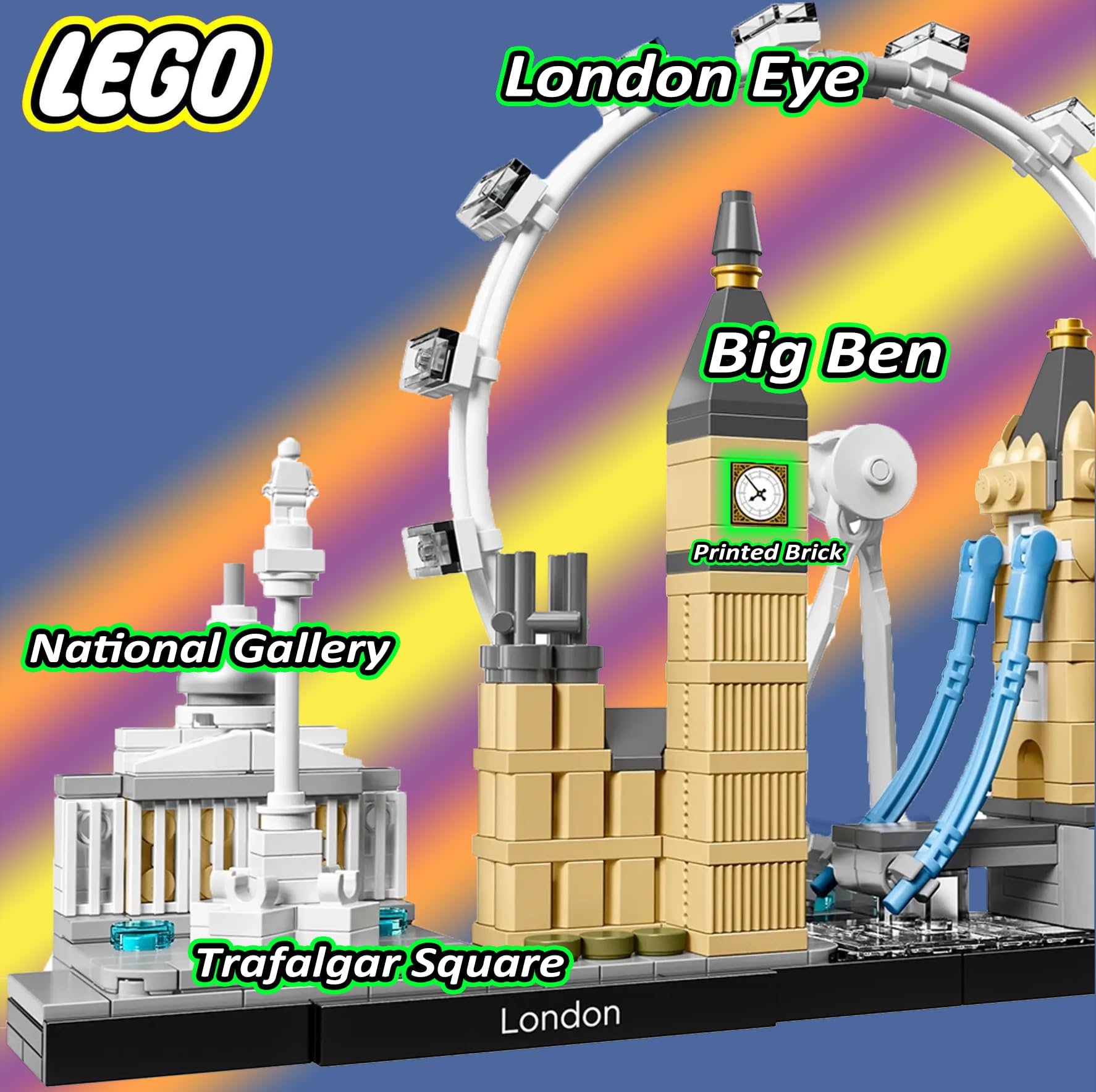 LEGO Architecture 21034 London Skyline Collection（468 Pieces