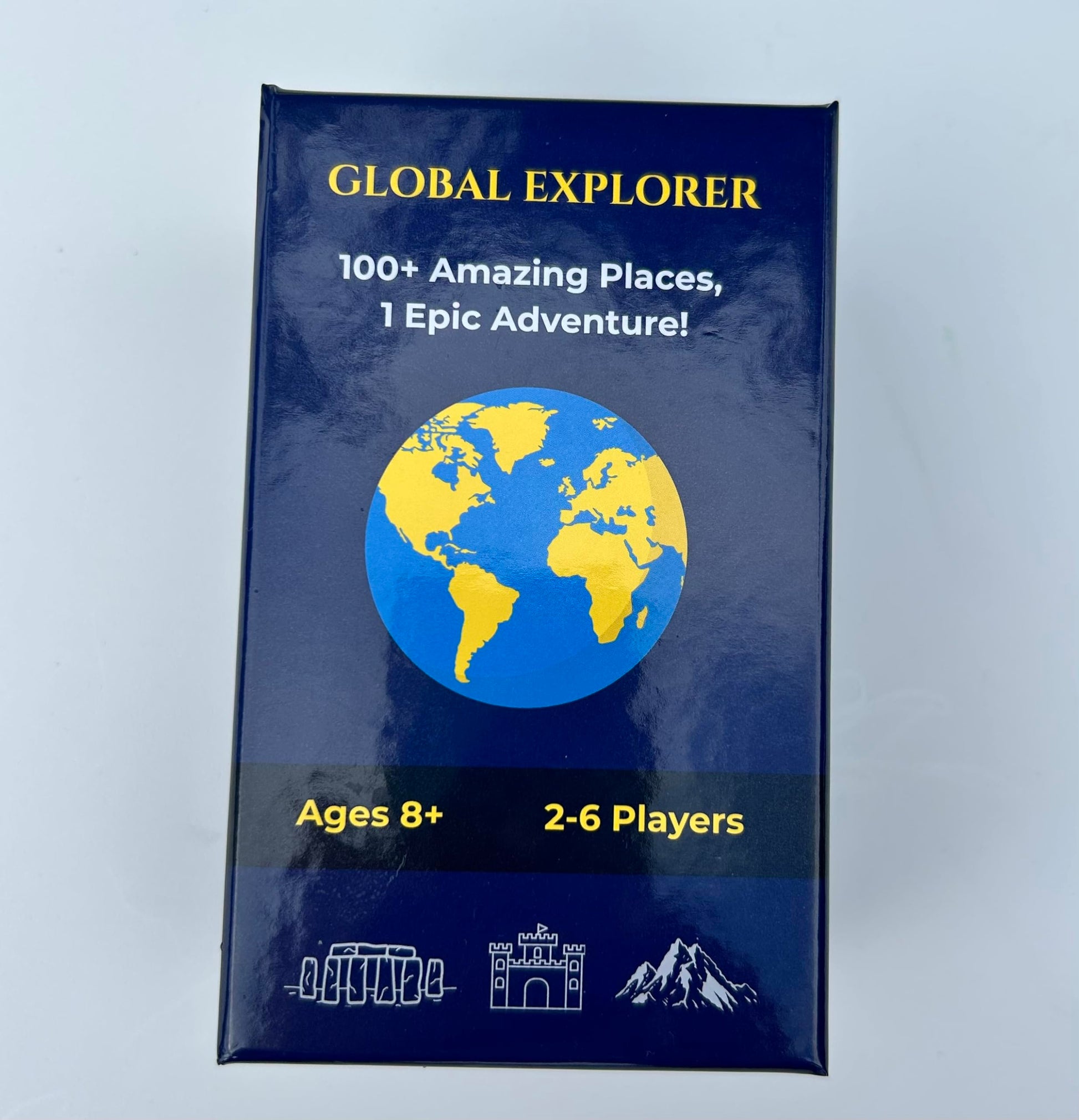 Global Explorer - Family Travel Card Game (Ages 8+) | 100+ Countries, Fun Facts & Fast Play | 2-6 Players, 15-25 Min | Educational Geography & History
