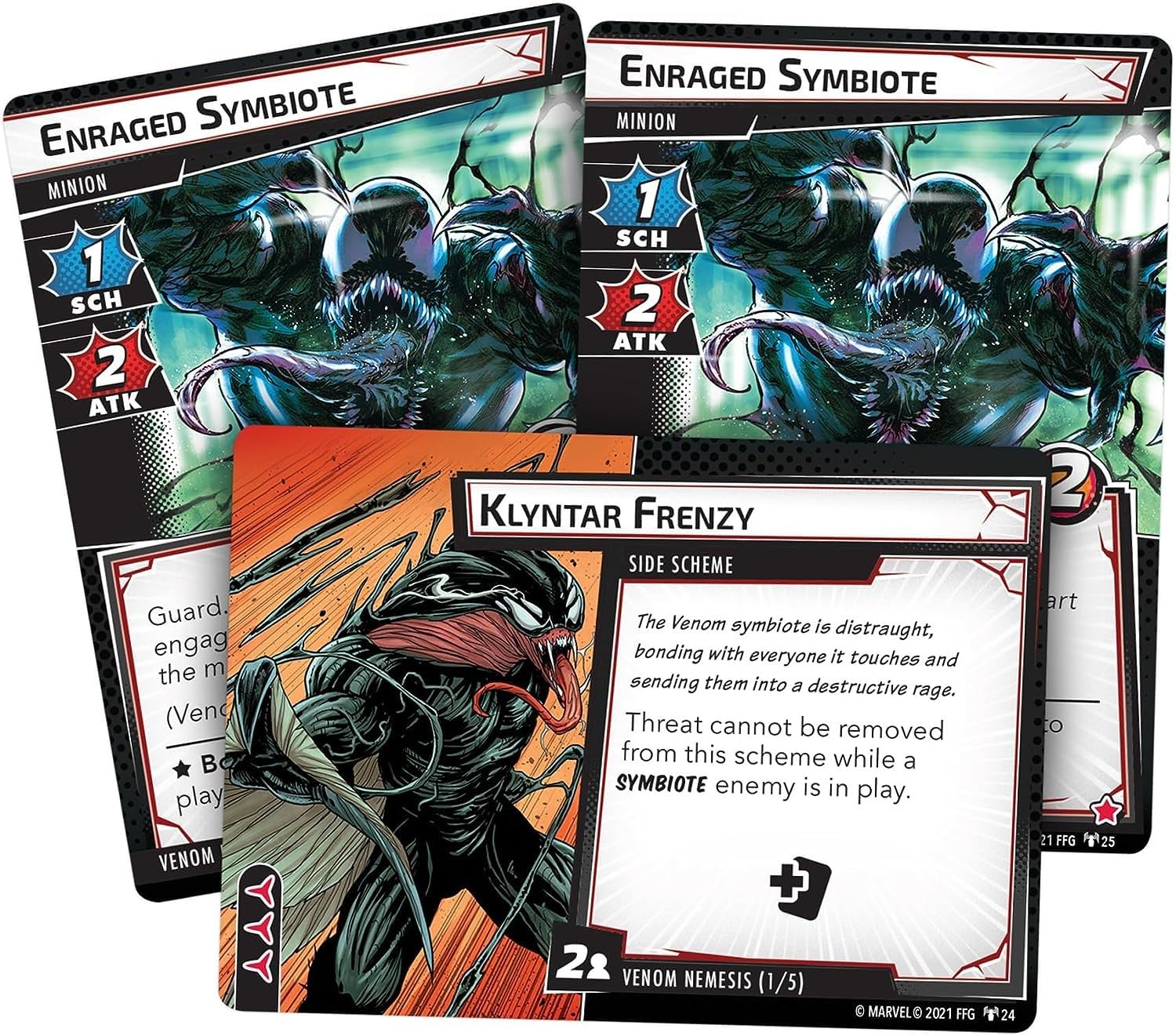 Marvel Champions The Card Game Venom HERO PACK - Superhero Strategy Game, Cooperative Game for Kids and Adults, Ages 14+, 1-4 Players, 45-90 Minute