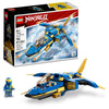 LEGO NINJAGO Jay’s Lightning Jet EVO 71784, Upgradable Toy Plane, Ninja Airplane Building Set, Collectible Birthday Gift Idea for Grandchildren, Kids