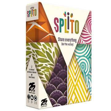 25th Century Games Splito, Fun Quick Card Game for 3 to 8 Players, Draft Cards, Unique Scoring