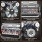 Mould King 10088 V8 Engine Model Kit - 535 Pcs to Build Your Own Mini Engine that Works, DIY STEM Mechanic Engineering Construction Set, Hobby