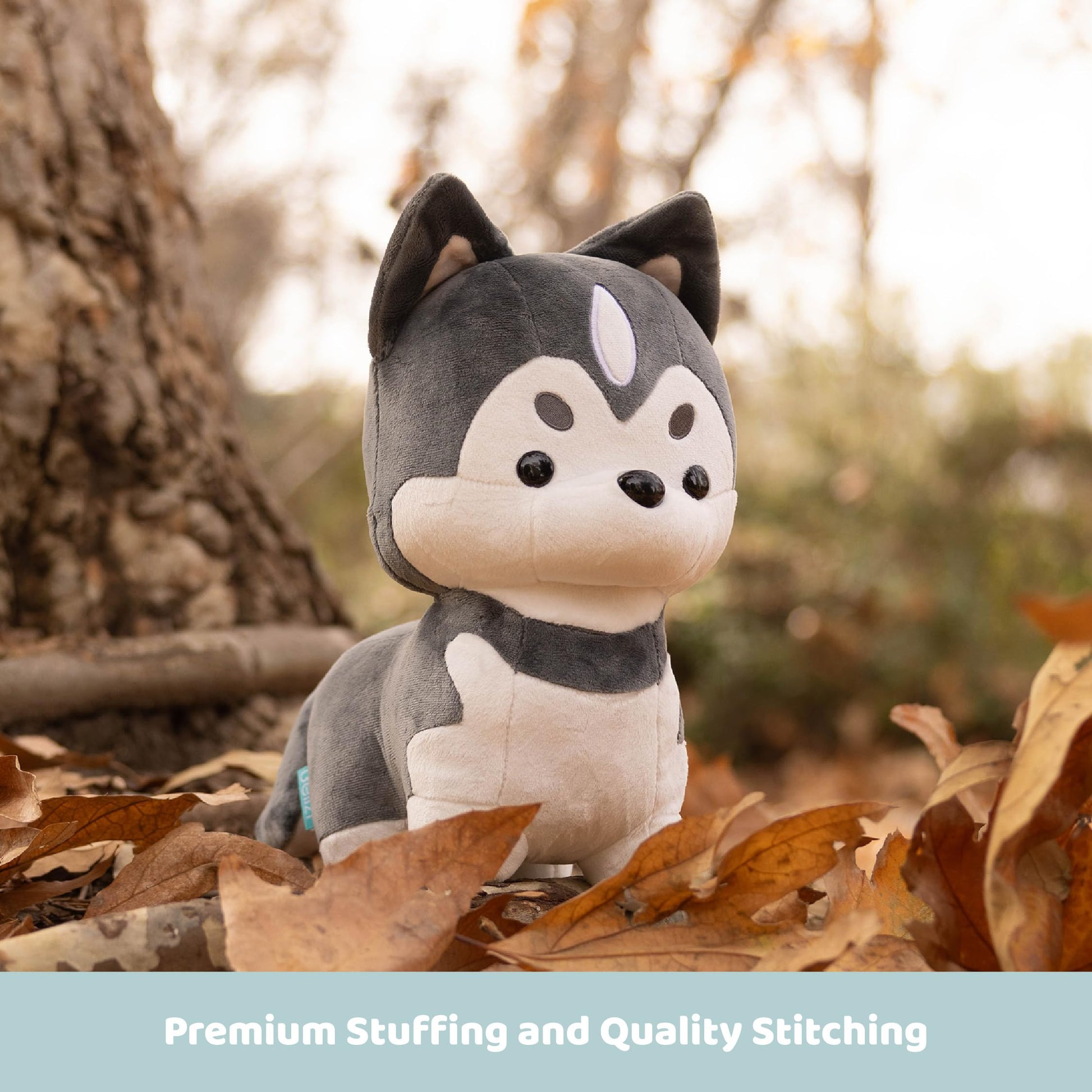 Bellzi Siberian Husky - 6.5" Cute Stuffed Animal Plush Toy - Soft & Adorable Dog Plushie Gift - Perfect Present for All Ages - Huski