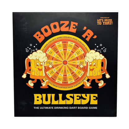 Island Dogs Booze ‘A’ Bullseye 16 inch Magnetic Darts Drinking Game | Fun & Unique Party Game | Perfect for Bars, Tailgates, Drunk Elephant and House