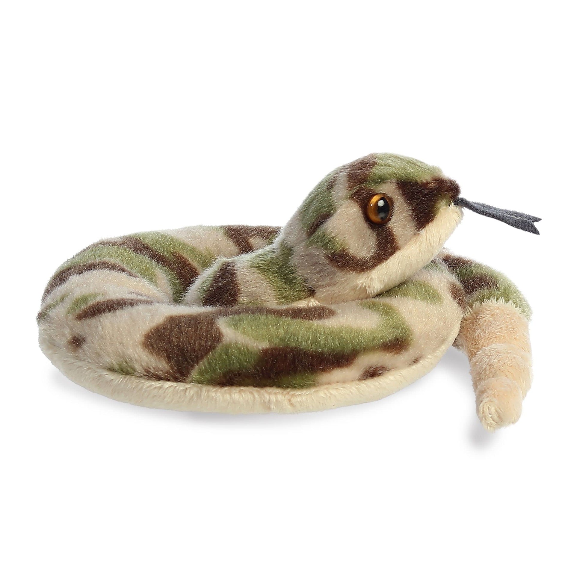Aurora® Adorable Mini Flopsie™ Slick Snake™ Stuffed Animal - Mini Companions Ready for Playful Adventures - for Kids All Ages, Toddlers, Adults,