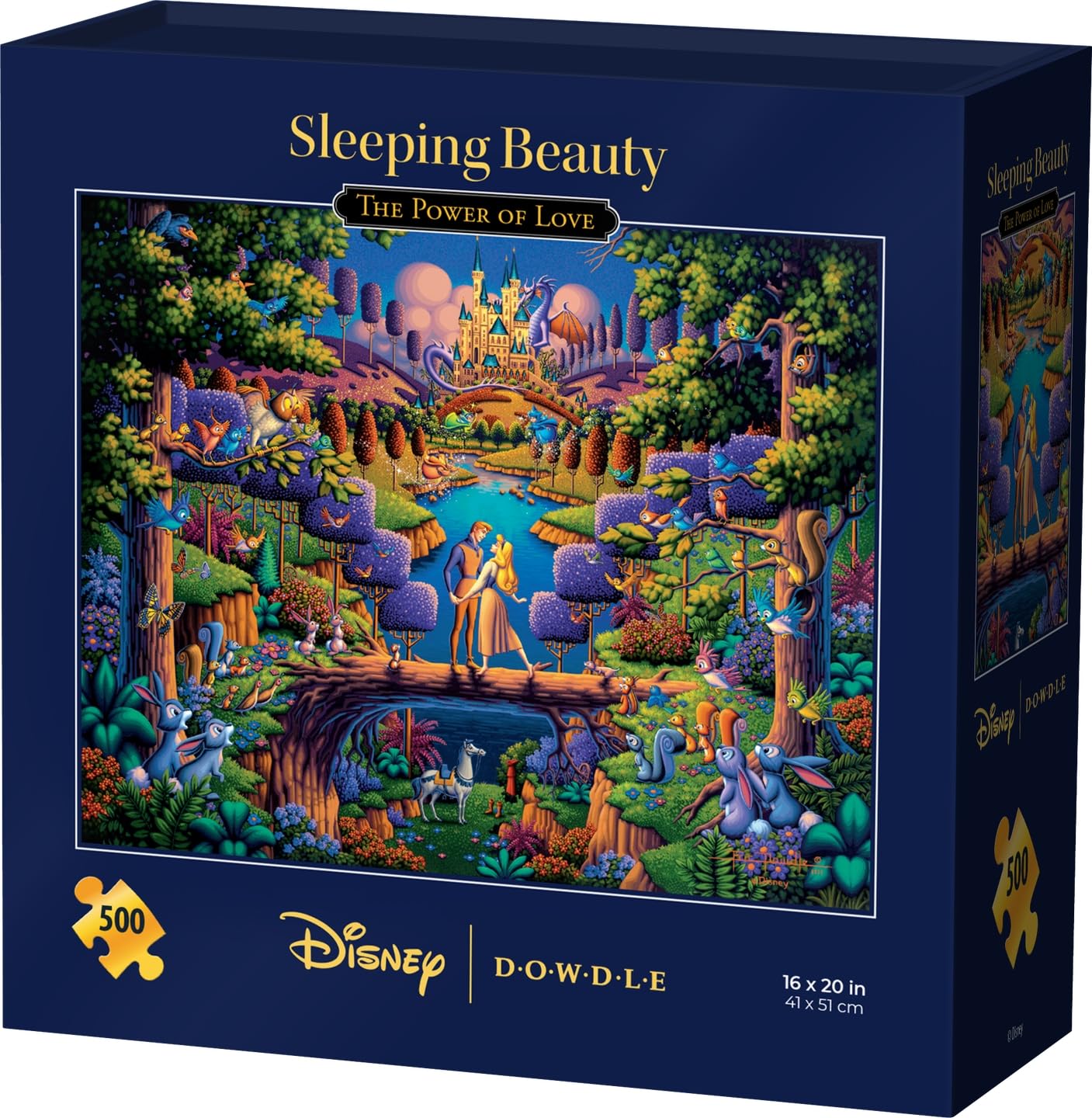 Sleeping Beauty The Power of Love, Disney Dowdle Puzzle, 500 Piece Jigsaw Puzzle for Adults