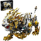 CSNRHG Mechanical Lion Building Block Toy Set Futuristic Mechanical Beast Model with Movable Parts & Gears Premium Mechanical Building Kit