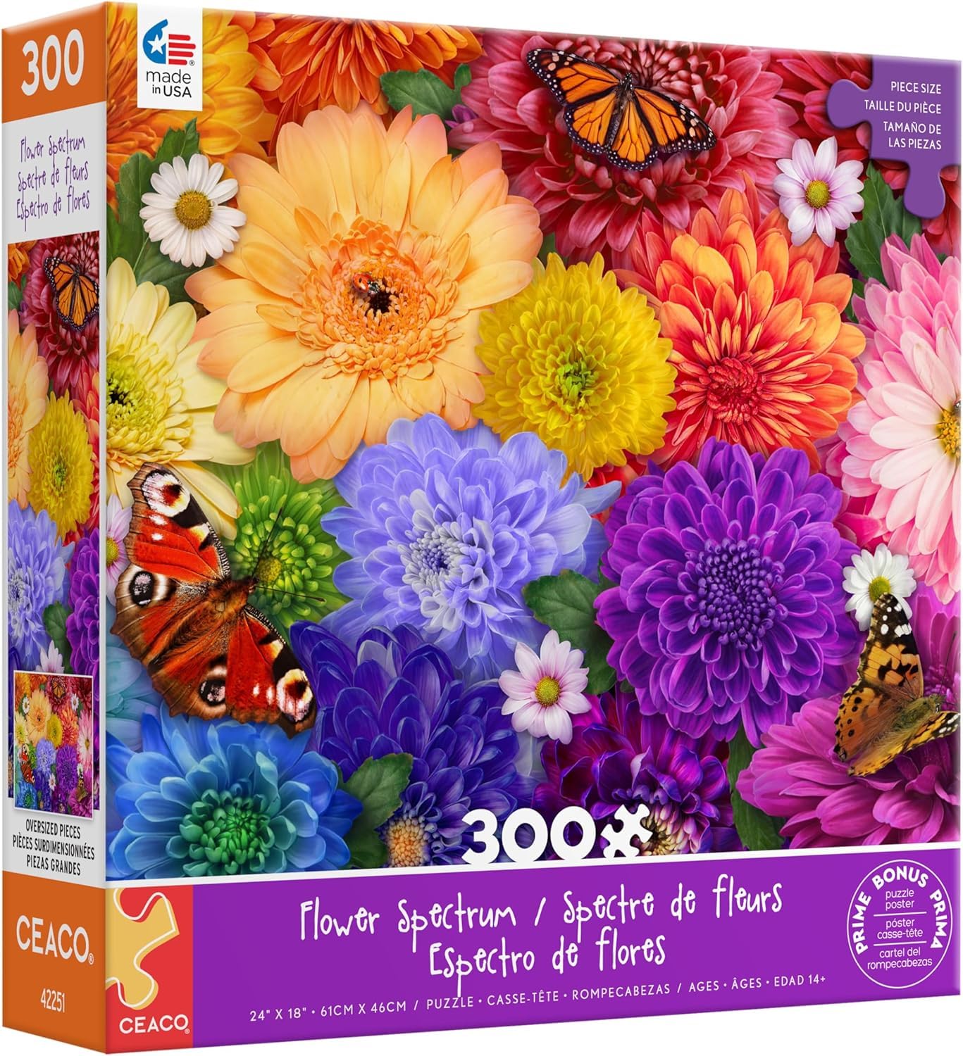 Ceaco Flower Spectrum 300 PC Puzzle