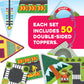 MindWare Flip Formers: Roads - Transform Your Existing Magnetic Building Tiles with These Foil Tile Toppers
